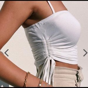 White Crop Top